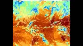 Water Vapor - Western Hemisphere - Time Lapse