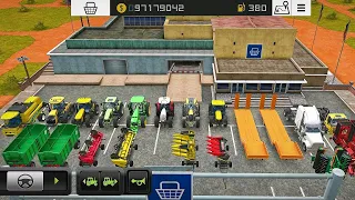 farming simulator 18 || new tractor & track  & harvester ||
