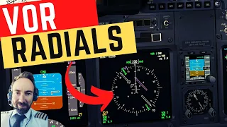 How To Intercept VOR Radials - [Boeing 737 Full Flight].