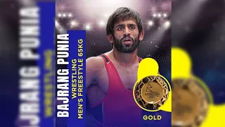 Bajrang Punia Wins India's First Gold Medal in Wrestling🥇🇮🇳 #shorts