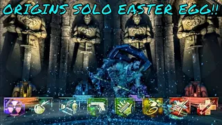 BLACK OPS 2 ZOMBIES *ORIGINS* SOLO EASTER EGG GAMEPLAY!! (NO COMMENTARY)