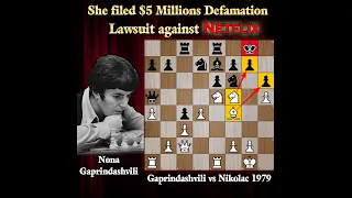 She filed 5 millions lawsuit against 'Netflix' | Gaprindashvili vs Nikolac 1979