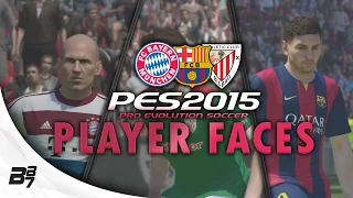 PES 2015 - Player Faces (Bayern Munich, FC Barcelona, Athletic Bilbao)