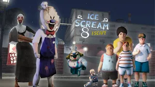 CAN I SAVE MY FRIENDS FROM ROD AND EVIL NUN | ICE SCREAM 8 FANMADE