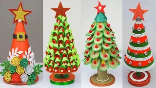 4 Amazing Christmas Tree Craft Ideas | DIY Christmas tree | Christmas Craft idea | Best Out Of Waste