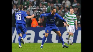 SOME OF THE GREATS QUOTES ON CELTIC PARK CHAMPIONS LEAGUE ATMOSPHERE - BEST ATMOSPHERE EVER ??!