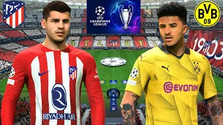 EA FC 24 - Atletico Madrid vs. Borussia Dortmund - UEFA Champions League 23/24 QF 1st Leg | PS5 | 4K