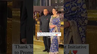 Mukesh Ambani with Wife Nita Ambani At #TheGreatIndianMusical by NMACC