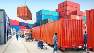 Inside Giant Manufacturing: How Shipping Containers Are Made Will Amaze You