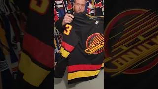 Jersey unboxing - new Canucks third jersey on sale #unboxing #hockeyjersey #jerseycollection