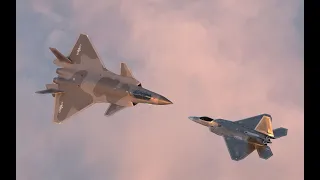 J-20 VS F-22 （Just for fun！）