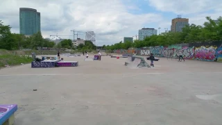 The Yard skatepark Utrecht, Holland 'Quick Tour'