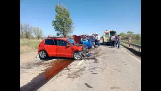 Женщина-водитель устроила ДТП с девятью пострадавшими под Астраханью