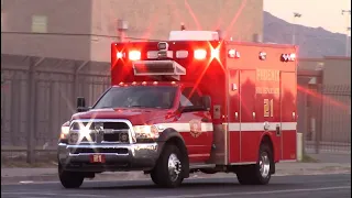 Phoenix Fire Dept. Rescue 21 responding