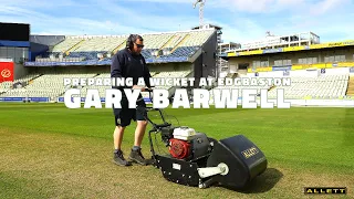 Preparing a Cricket Wicket with  Edgbaston's Head of Sports Turf and Grounds Gary Barwell