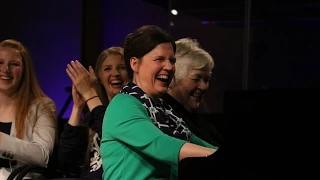 Kim Collingsworth / Nancy White piano duet (When We All Get to Heaven) 05-08-15