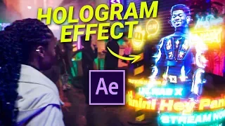 HOLOGRAM in After Effects - Lil Nas X 'Panini' (Tutorial)