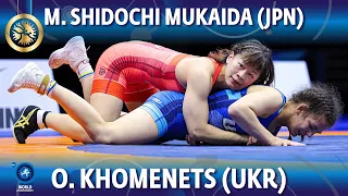 Mayu Mukaida (JPN) vs Oleksandra Khomenets (UKR) - Final // World Championships 2022 // 55kg