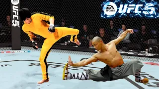 UFC5 Bruce Lee vs Shaolin Defender EA Sports UFC 5 PS5 Dragon Fights