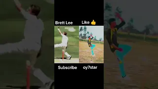 Brett Lee Bowling Action.#brettlee #fastest