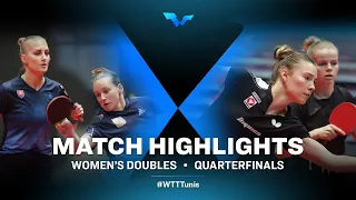 Balazova Barbora/Matelova Hana vs Bergand Filipp/Mischek Karoline | WTT Contender Tunis | WD | QF