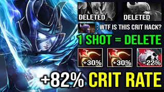 +82% CRIT CHANCE Instant 1 Shot Double Daedalus Phantom Assassin | OP Crit Every Hit Dota 2