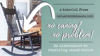 Repairing Caned Chairs | An Alternative Method