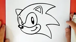 HOW TO DRAW SONIC