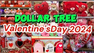 DOLLAR TREE VALENTINE'S DAY 2024 DECOR SHOP WITH ME  ❤️🎁💕