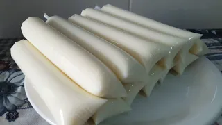 Geladinho de Coco cremoso sem precisar de leite condensado nem creme de leite