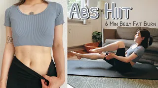 6MIN ABS & HIIT Workout 💦 BURN BELLY FAT in 7 Days