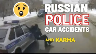 Russian Police Cars Compilation & INSTANT karma - Russian Drivers Compilation #04