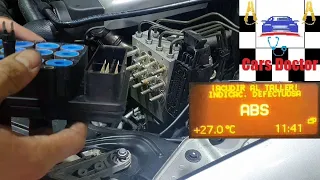 Solucionar multiples fallos de freno en cuadro de instrumentos ABS ESP BAS Mercedes Clase C 203