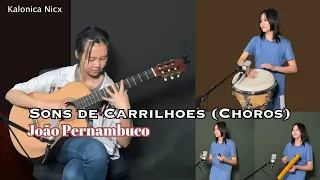 Sons de Carrilhoes (Choros) - João Pernambuco || Guitar & Percussion cover by KALONICA NICX