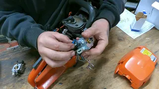 HOW TO - Replace a husqvarna 357xp / 359 carburetor no idle, unexplained engine failure