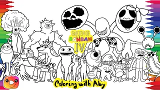 Garten Of Banban Chapter 4 New Coloring pages | Color All New Monsters | NCS Music