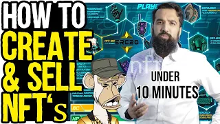 How to Create & Sell your first [NFT] | Crypto Art🎨 Tutorial | Step by Step (Under 10 minutes)