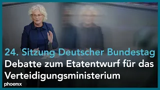 Haushalt: Bundestag zum Etat Verteidigung am 22.03.22