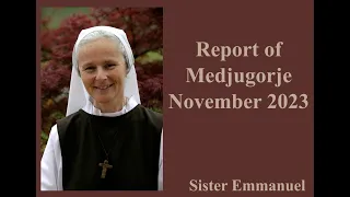 Sister Emmanuel's Monthly Report November 2023