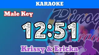 12:51 by Krissy and Ericka (Karaoke : Male Key)