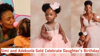 Simi and Adekunle Gold Celebrate their Daughter First Birthday with Lovely Pictures