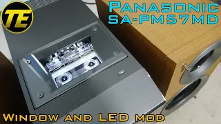 Panasonic SA-PM57MD Window and LED mod
