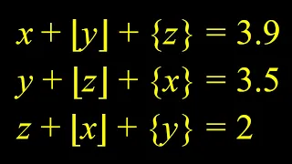 Solving a Floor Value System