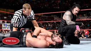 Roman Reigns vs Seth Rollins Full Match - WWE RAW 29 May 2017 HD