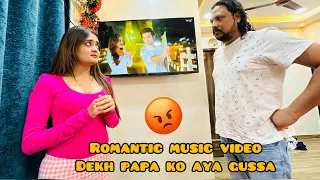 Romantic Video Pe Papa ka Reaction Papa ko Aya gussa Bindass Kavya 10 Million Celebration Taiyari