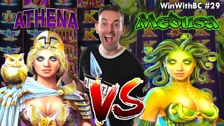 Athena VS Medusa Slot Challenge 🎰 Who will win?