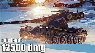 EPIC BATTLE 🌟 12500 dmg 🌟 AMX 50B World of Tanks