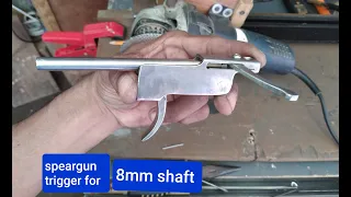 how to make speargun trigger for 8mm shaft