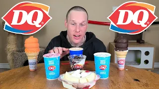 Eating Nothing But Ice Cream From DQ! | Dairy Queen Mukbang