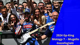 2024 Gp-King Motogp 7 - Mugello Pecco verhetetlen, Martin pedig 2025-ben az Apriliánál folytatja.